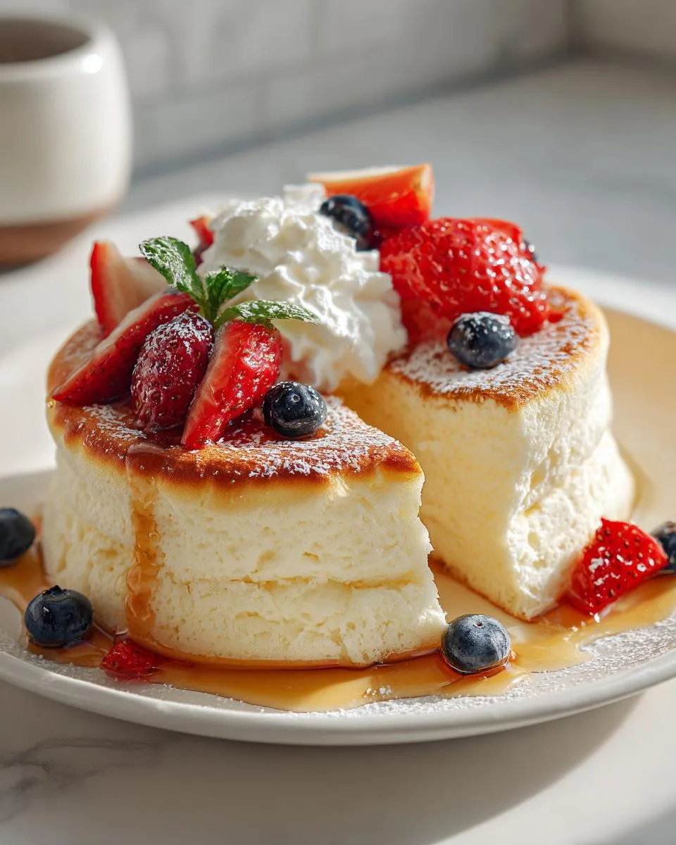 jiggly japanese pancakes - detail 3