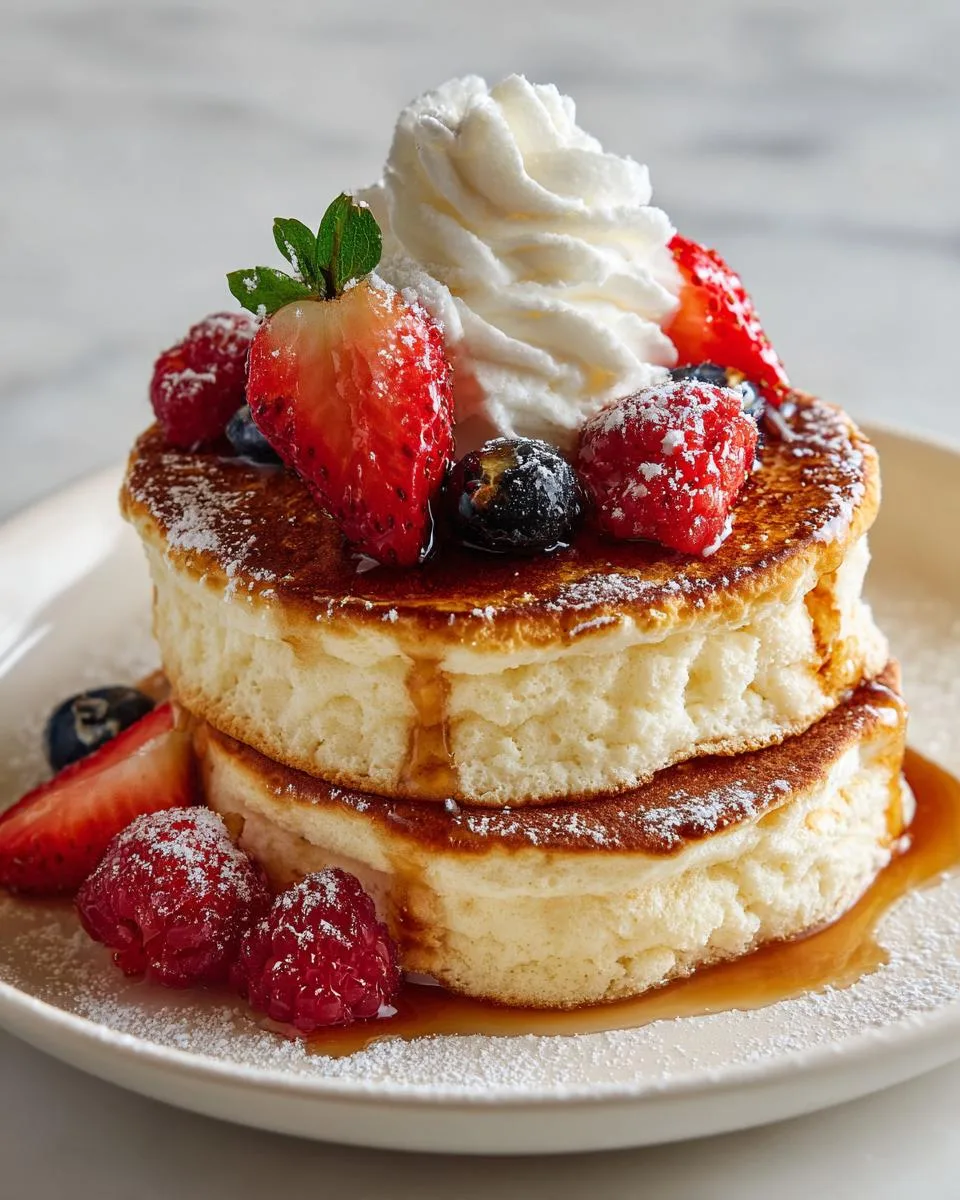 jiggly japanese pancakes - detail 4