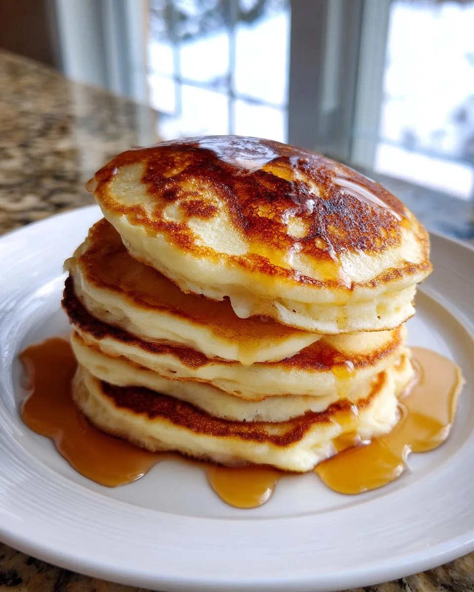 light airy greek yogurt pancakes - detail 3