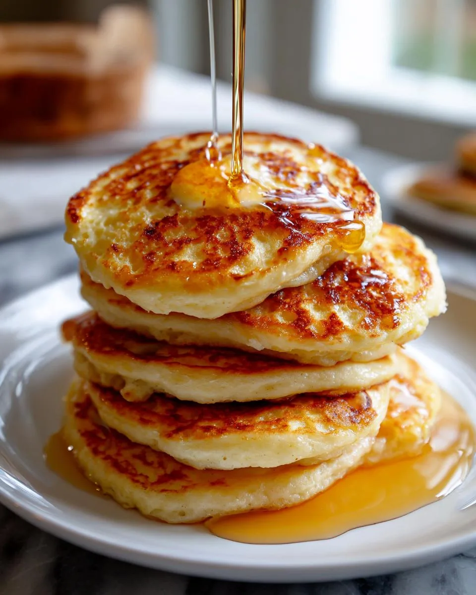 light airy greek yogurt pancakes - detail 4