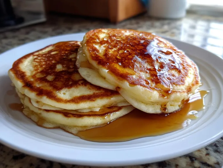 light airy greek yogurt pancakes