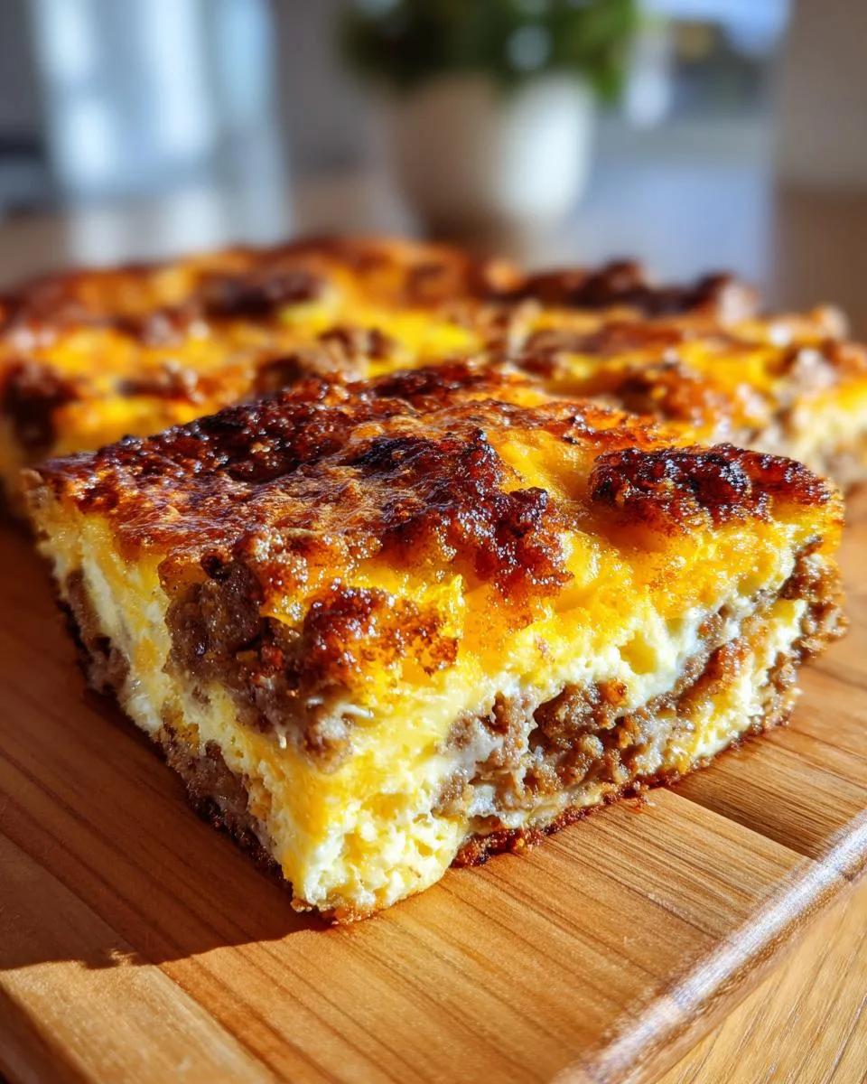 sausage and egg casserole - detail 3