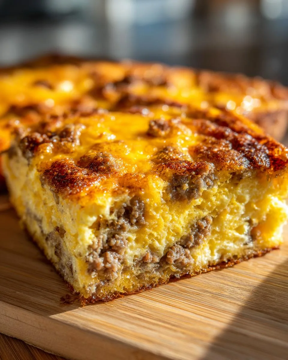 sausage and egg casserole - detail 4