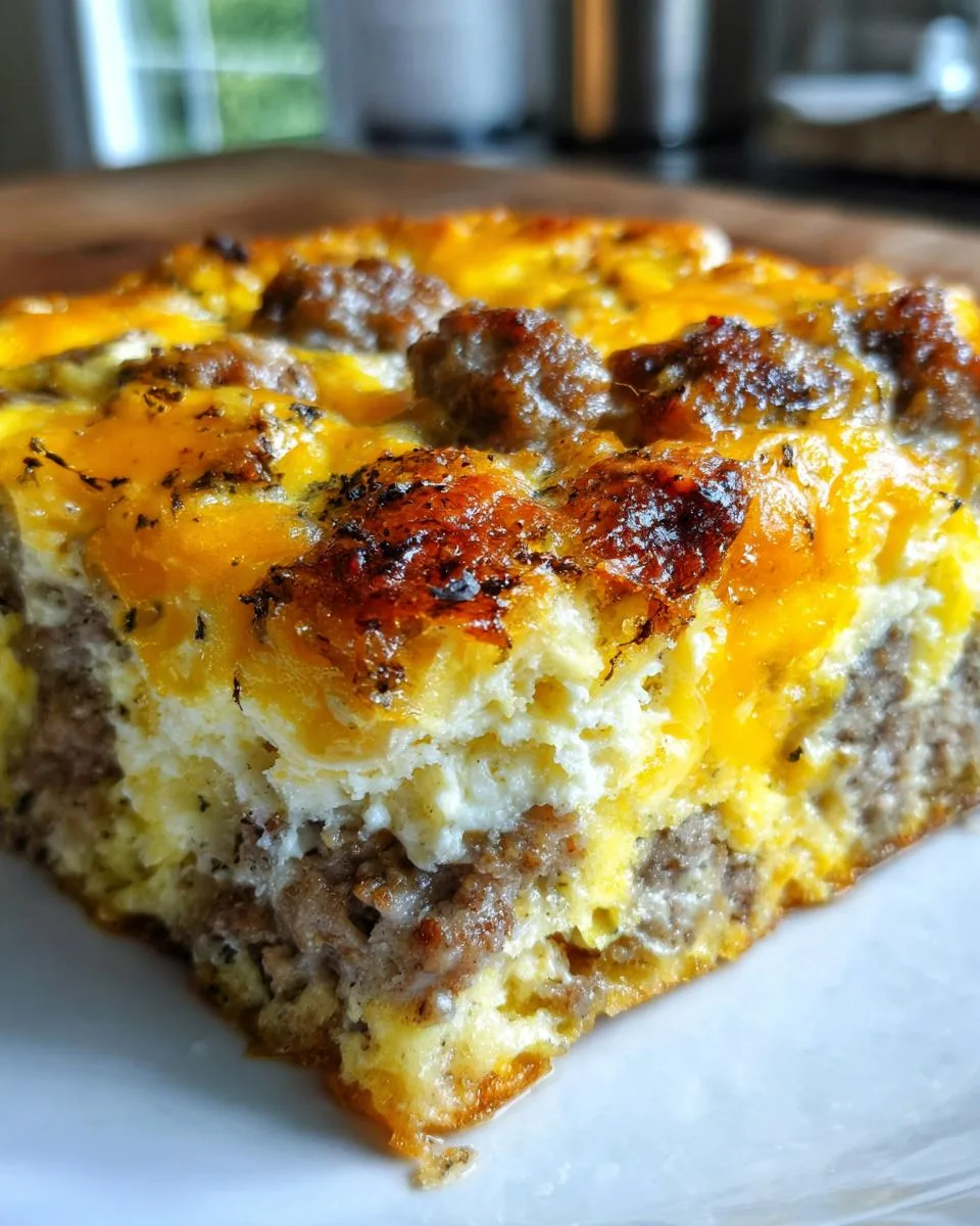 sausage and egg casserole - detail 5