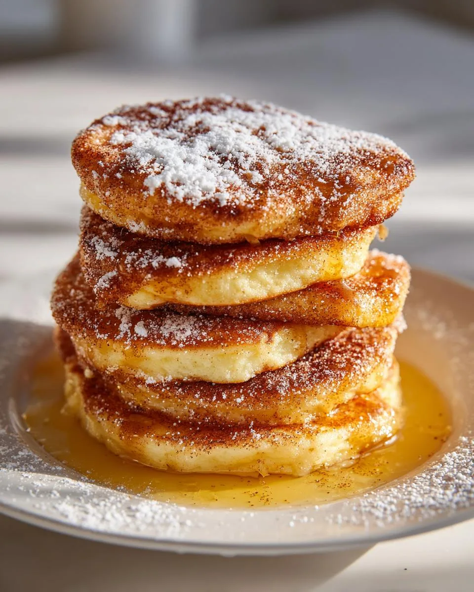 spanish churro pancakes - detail 3