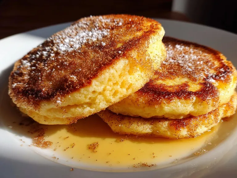 spanish churro pancakes