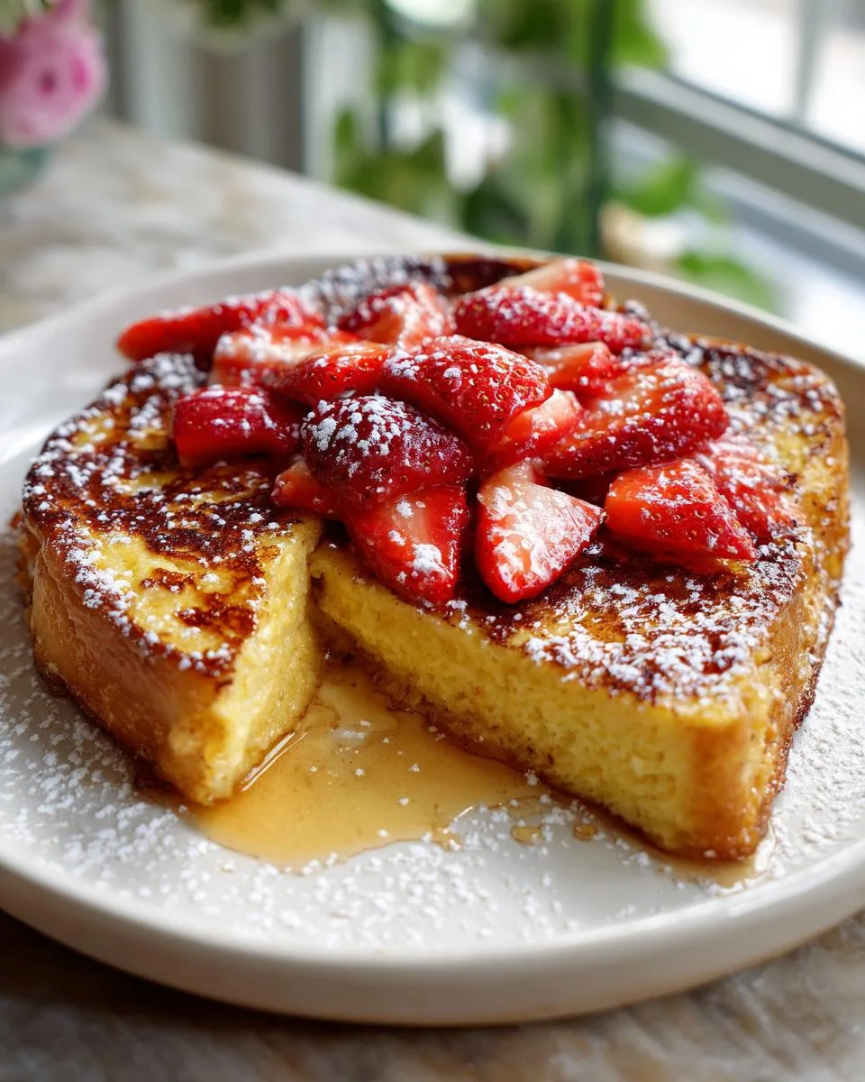 strawberry french toast - detail 3