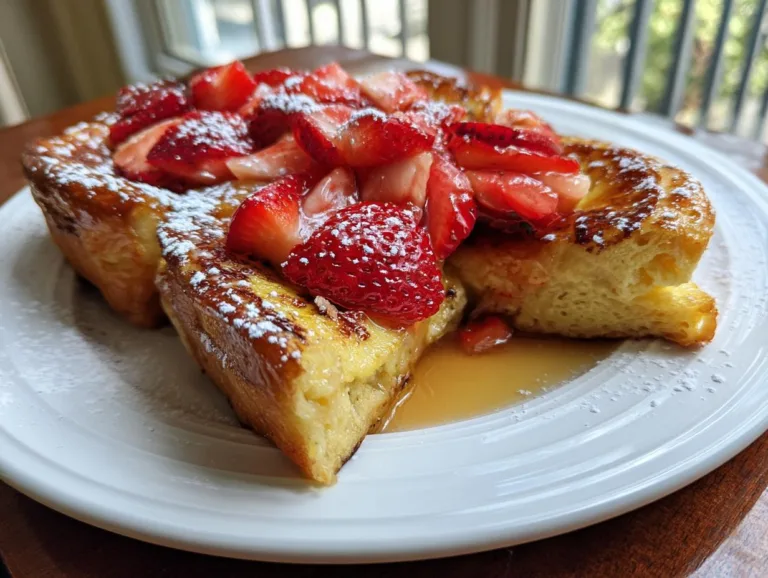 strawberry french toast