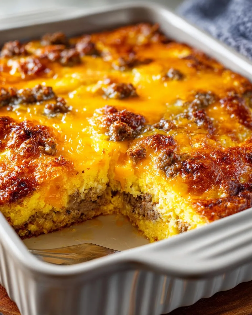 5 ingredient breakfast casserole - detail 4