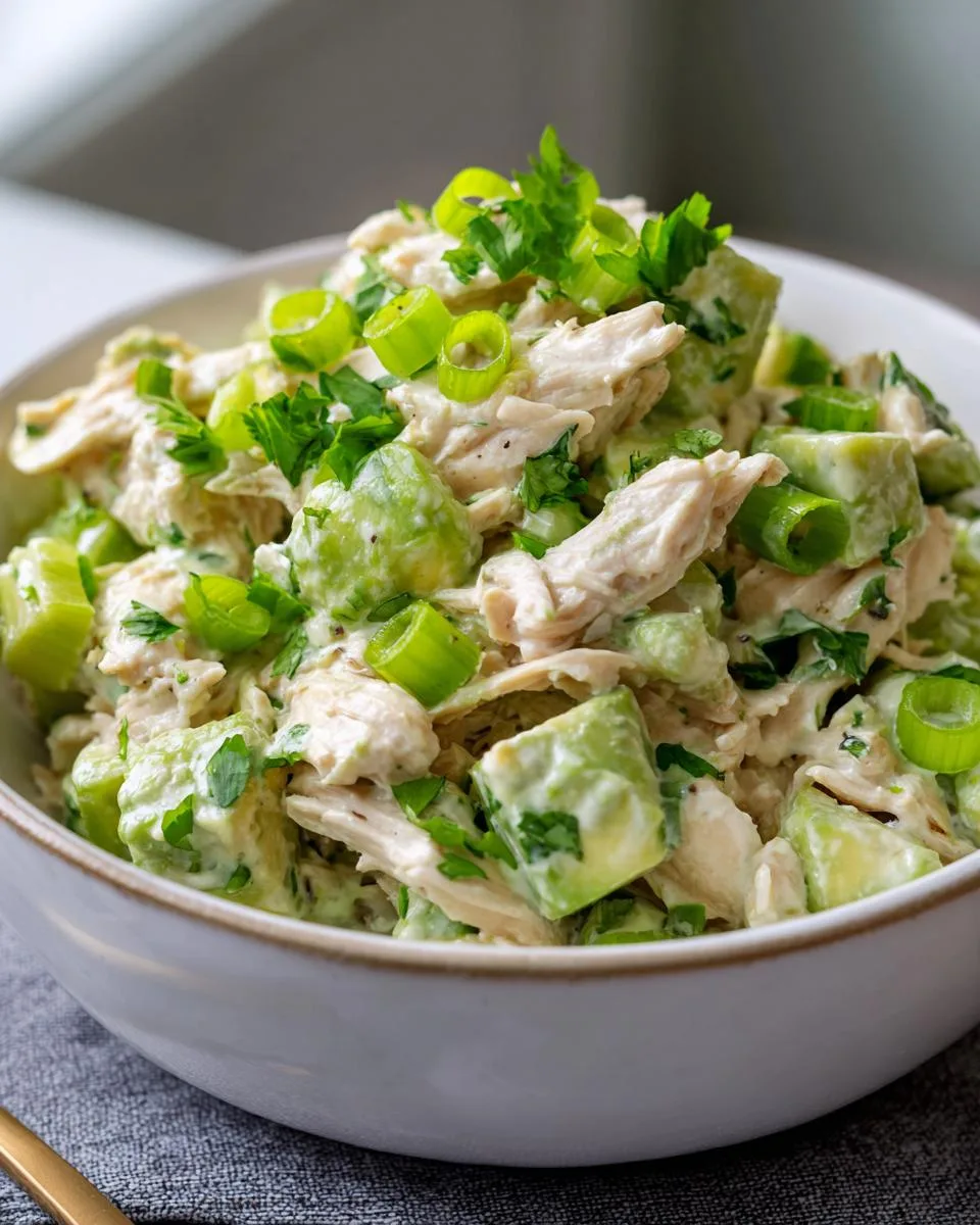 Avocado Lime Chicken Salad Bowl - detail 3