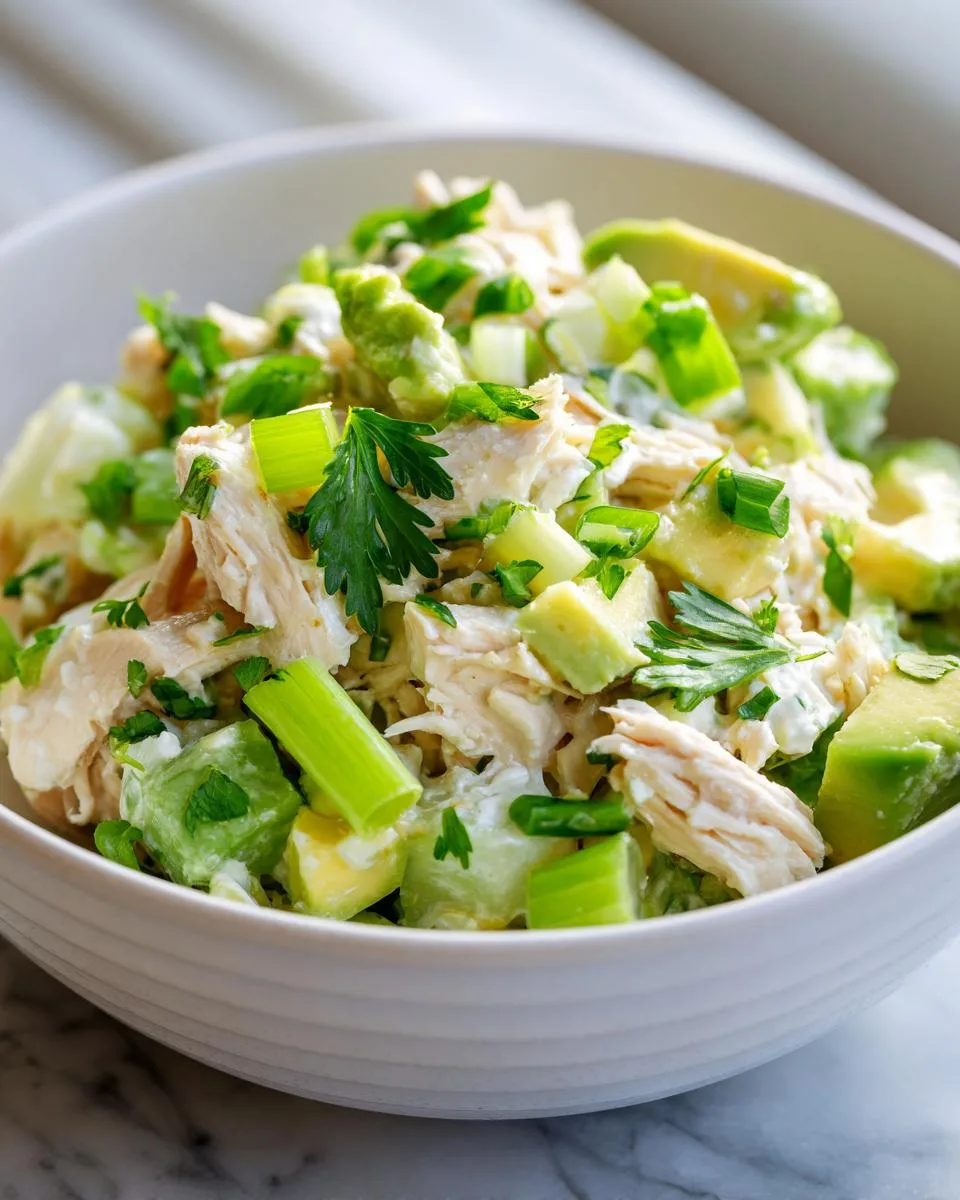 Avocado Lime Chicken Salad Bowl - detail 4
