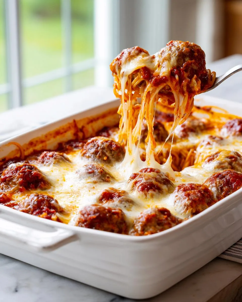 Baked Spaghetti Meatballs - detail 4