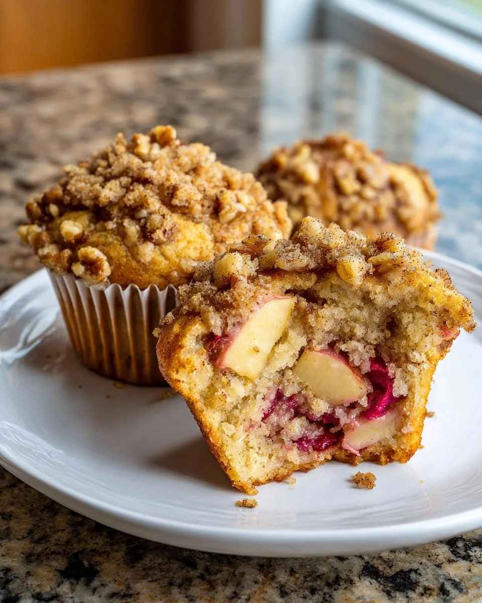 Bakery Style Rhubarb Muffins Recipe - detail 4