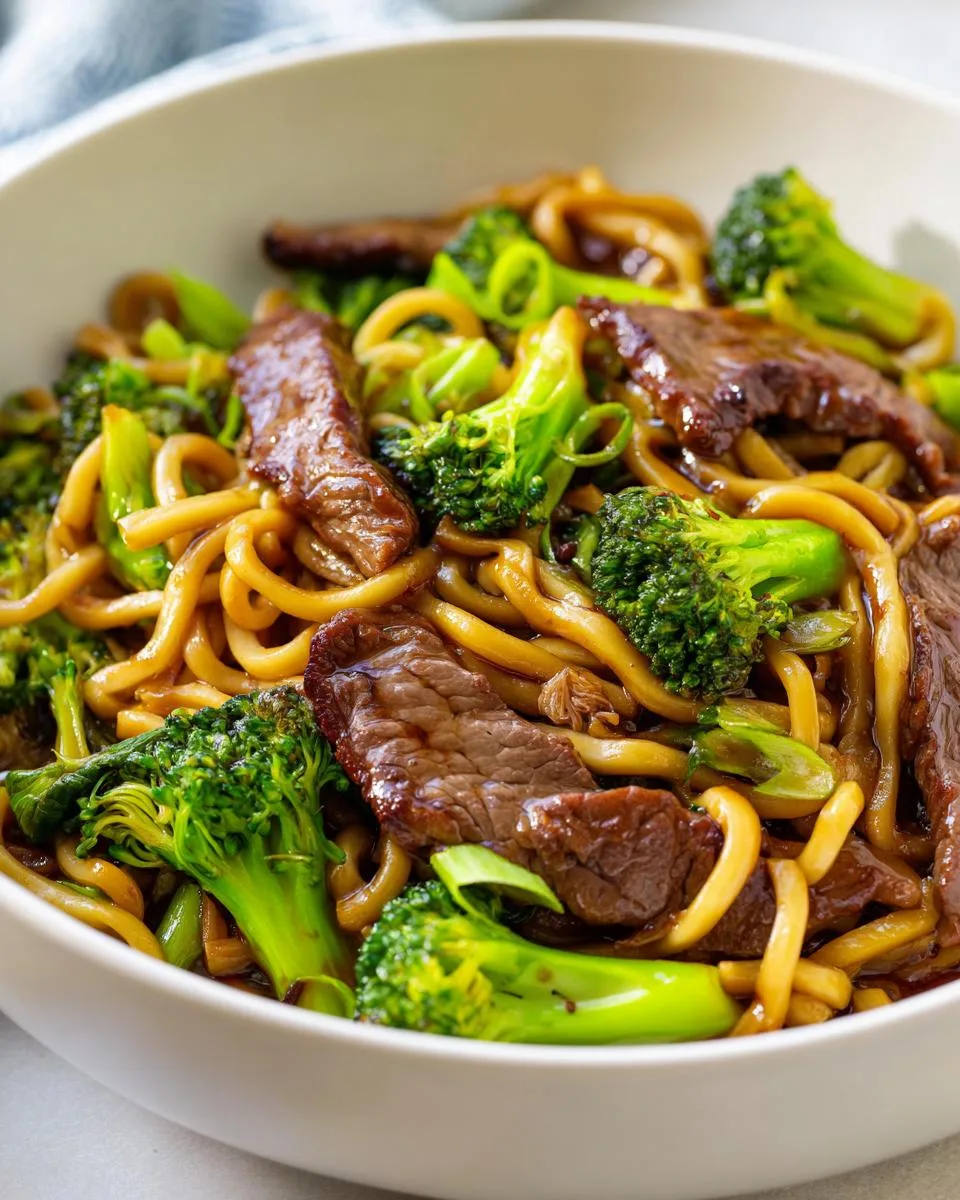 Beef Broccoli Noodles - detail 3