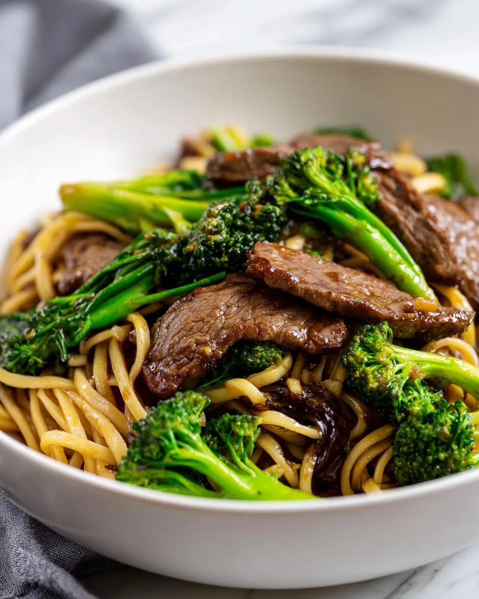 Beef Broccoli Noodles - detail 4