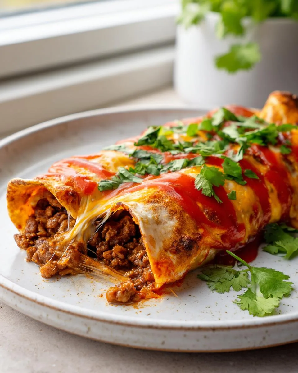 Beef Enchiladas With Red Sauce - detail 3
