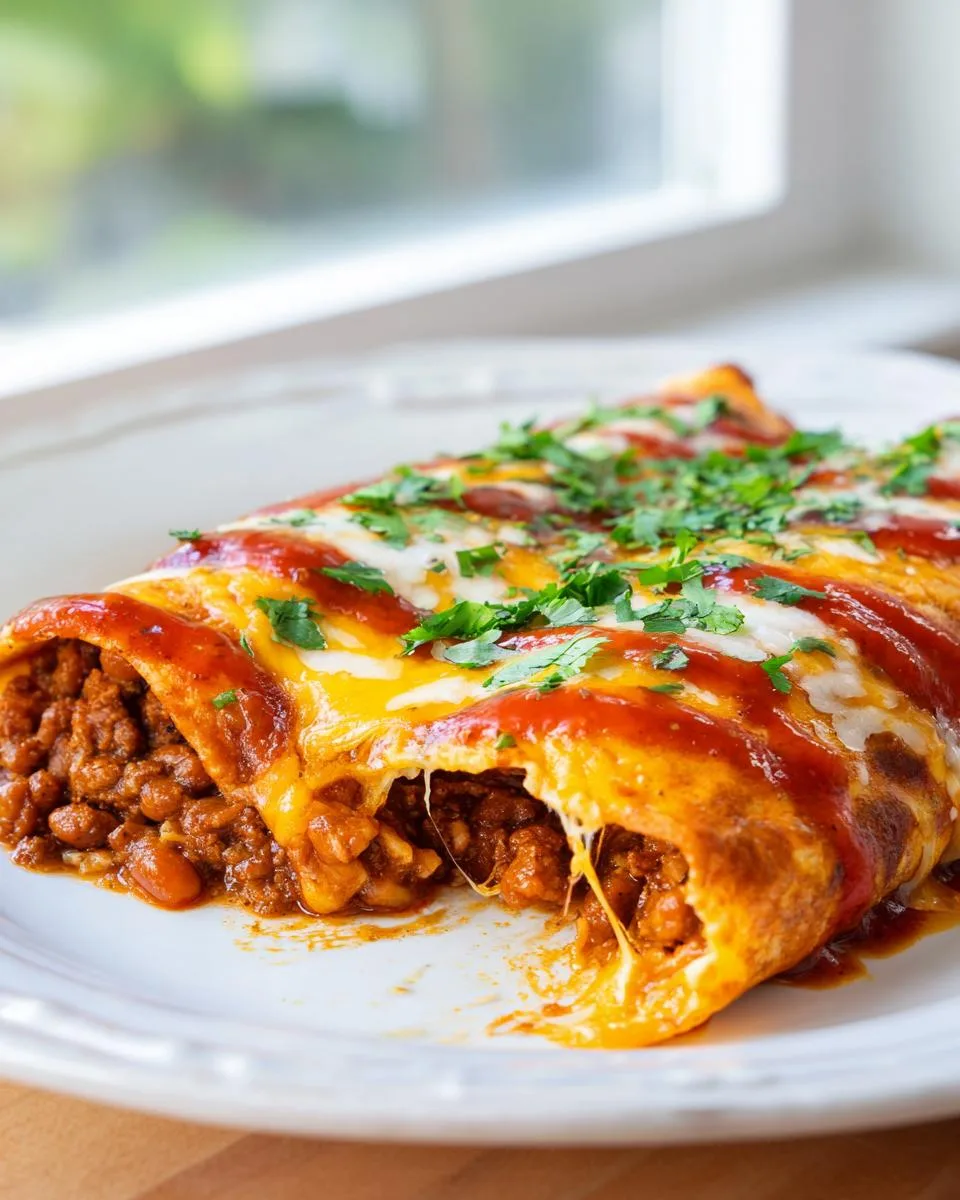 Beef Enchiladas With Red Sauce - detail 4