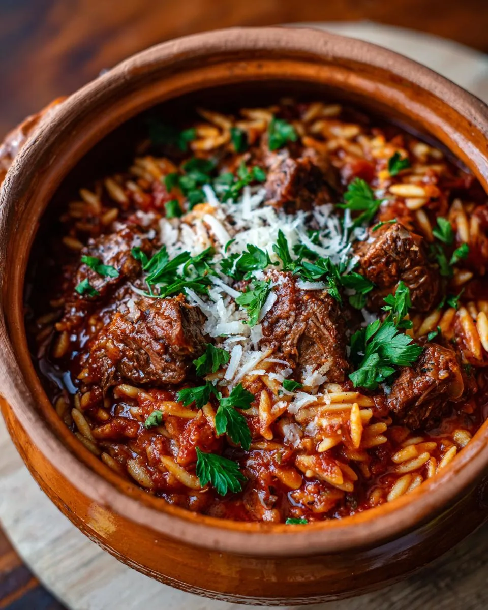 Beef Giouvetsi - detail 3