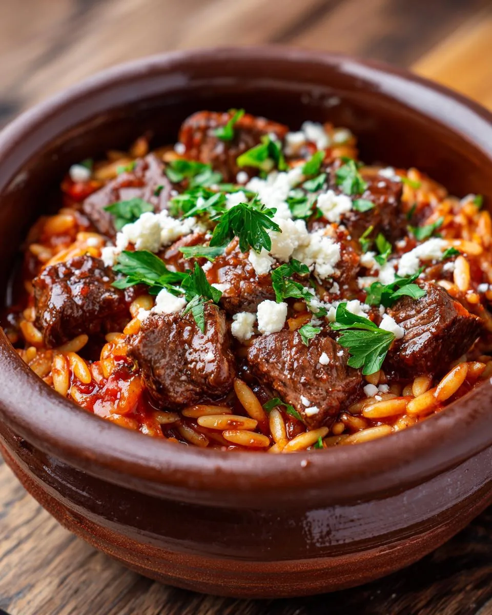 Beef Giouvetsi - detail 4