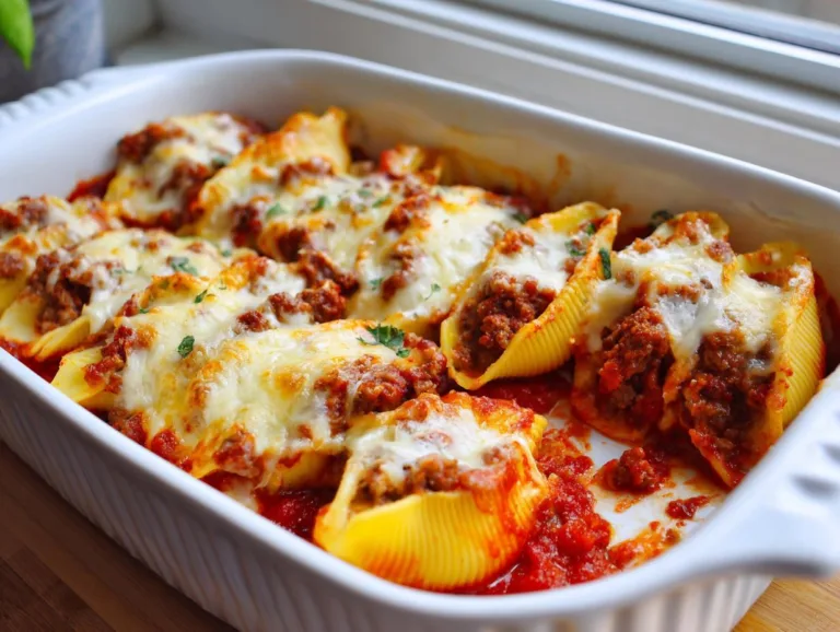 Beef Stuffed Shells