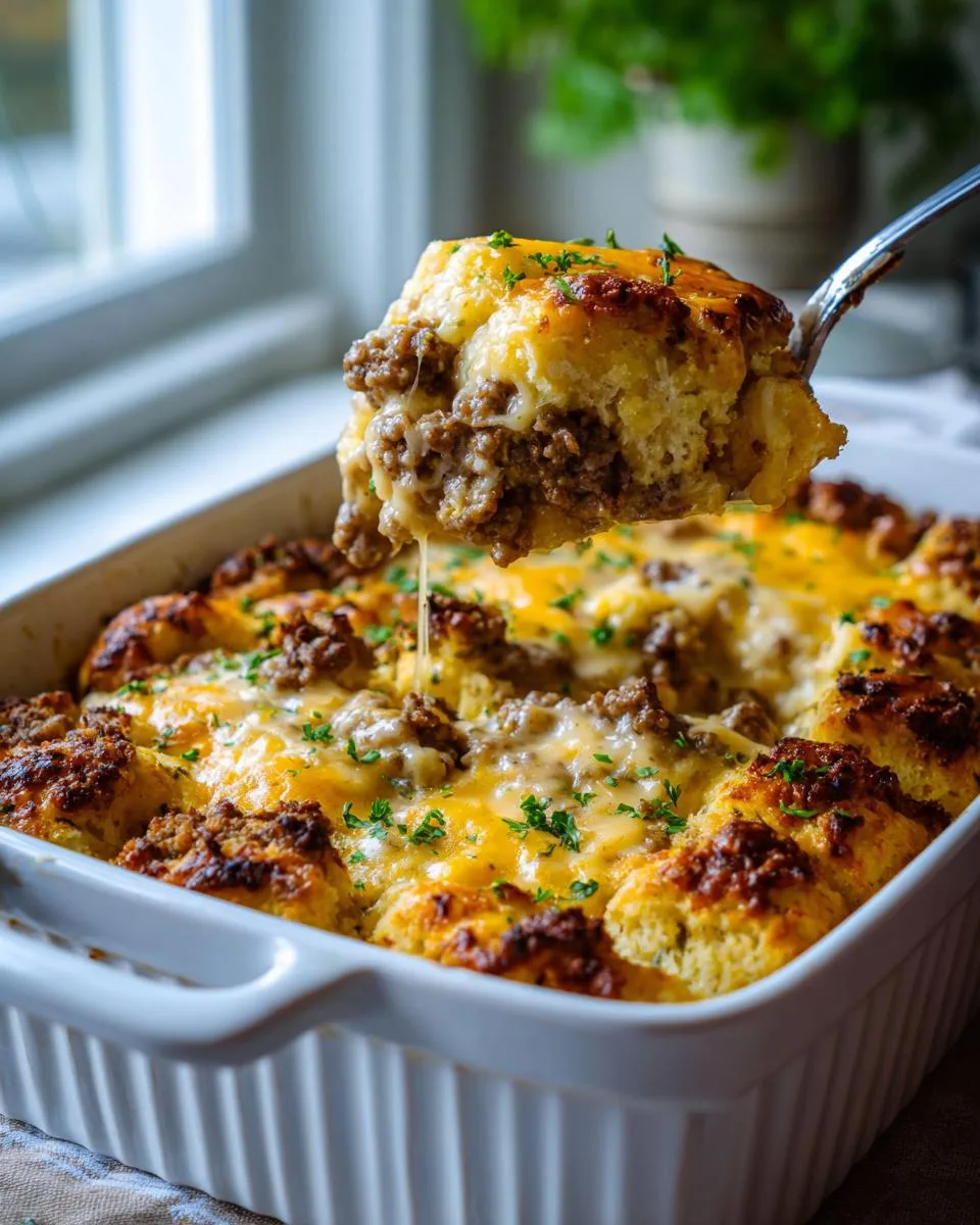 Biscuits and Gravy Breakfast Casserole - detail 4
