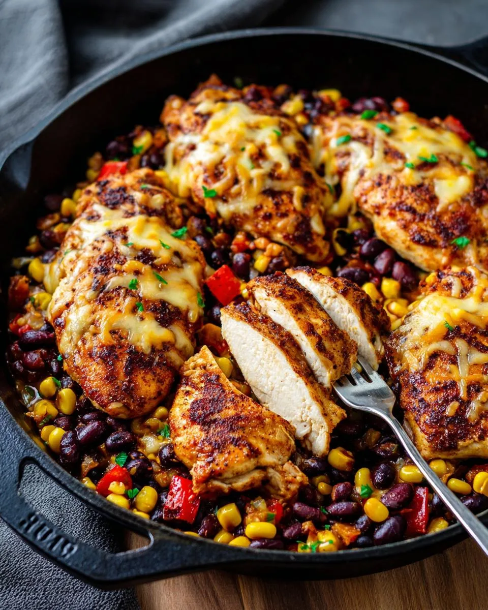 Cheesy Cowboy Chicken with Beans - detail 4