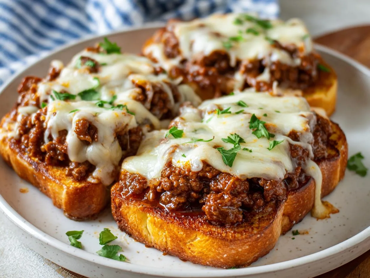 25-Minute Cheesy Sloppy Joe Toasts That Wow Every Time