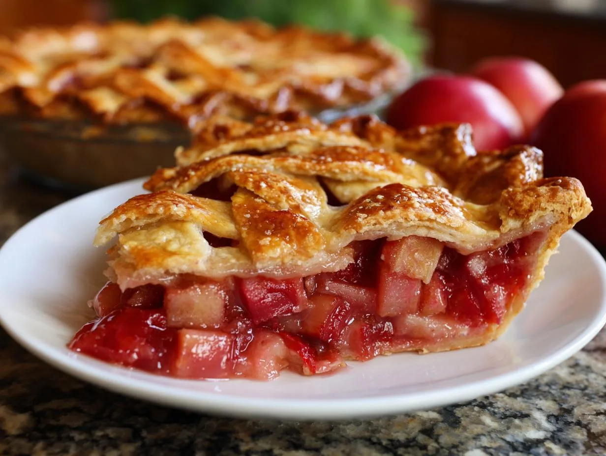 Perfect Classic Fresh Rhubarb Pie Recipe in 6 Simple Steps