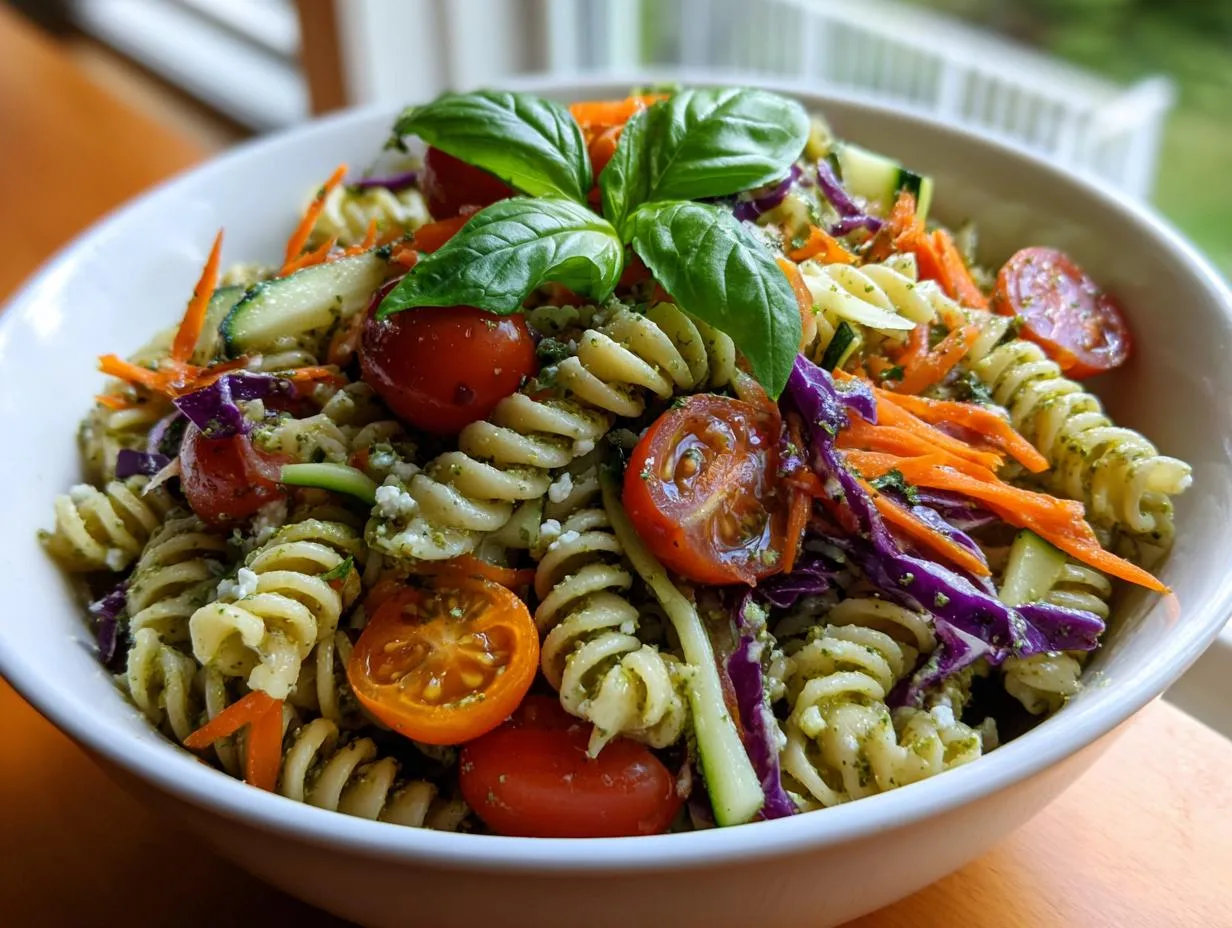 Cottage Cheese Pesto Pasta Salad: 30-Minute Creamy Delight