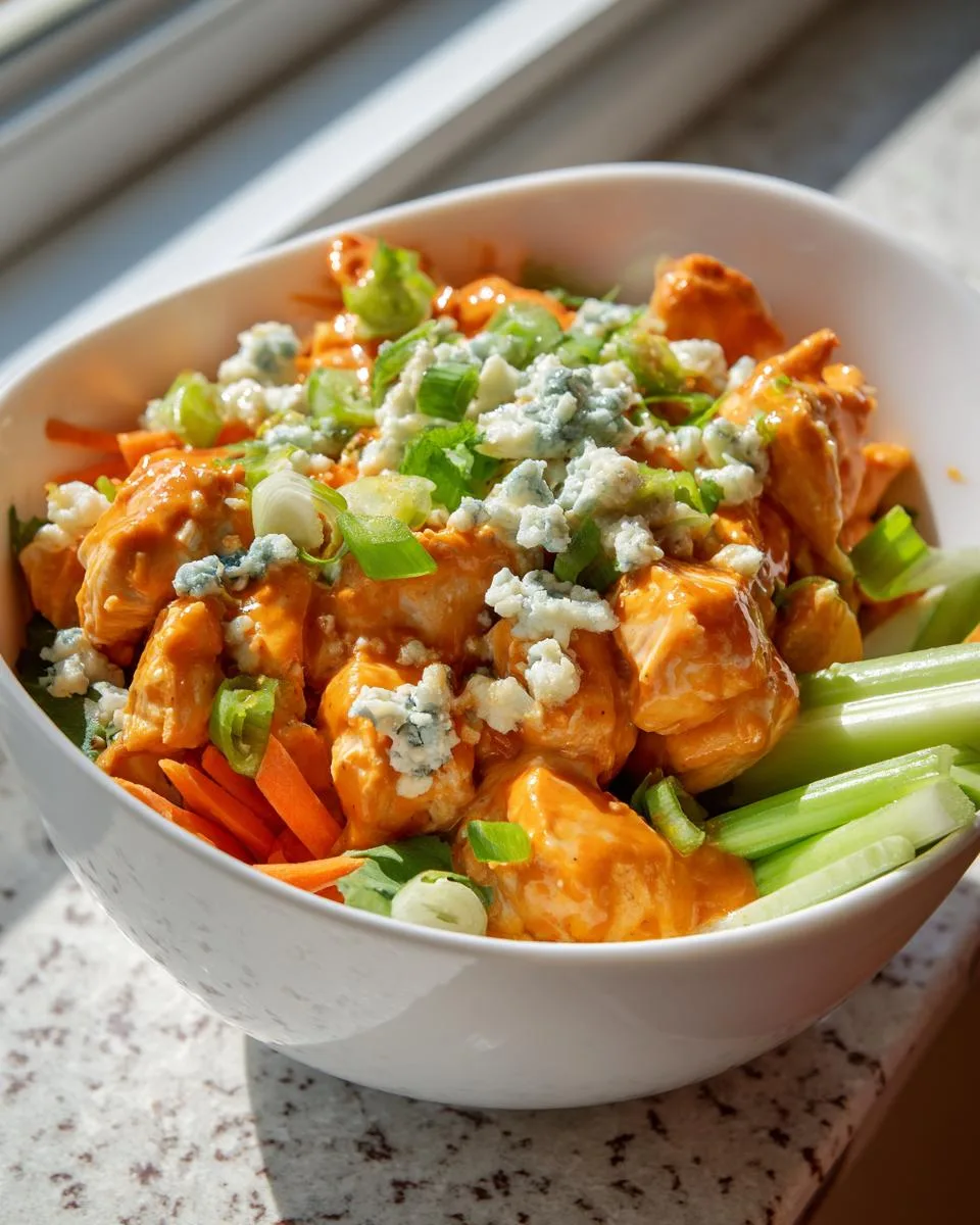 Creamy Buffalo Chicken Salad Bowl - detail 3