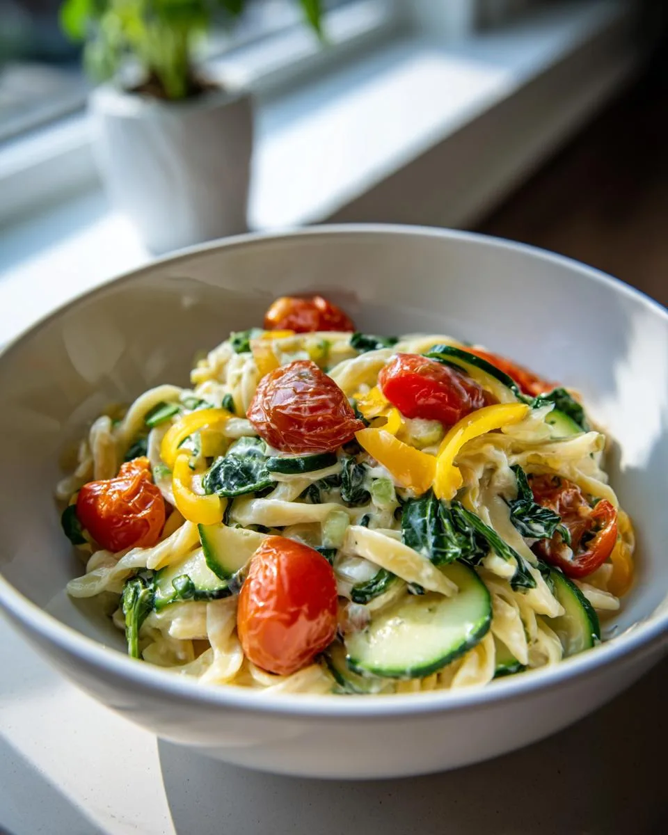 Creamy Protein Cottage Cheese Pasta - detail 4