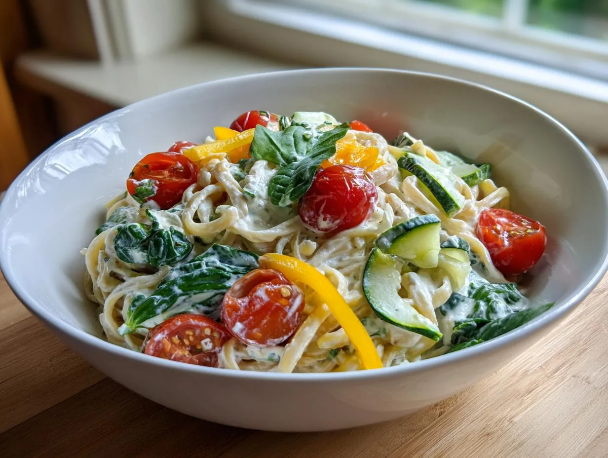 20-Minute Creamy Protein Cottage Cheese Pasta – The Wholesome Indulgence