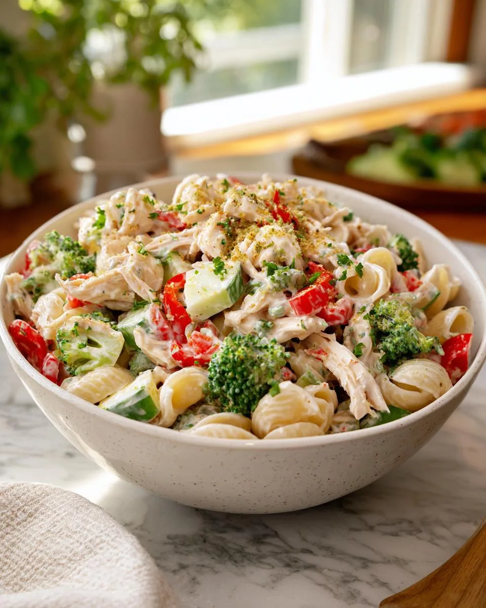 Creamy Ranch Protein Pasta Salad - detail 4