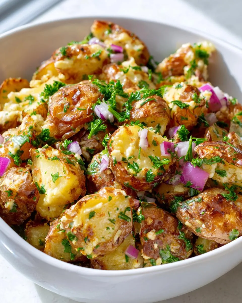 Crispy Smashed Potato Salad - detail 3