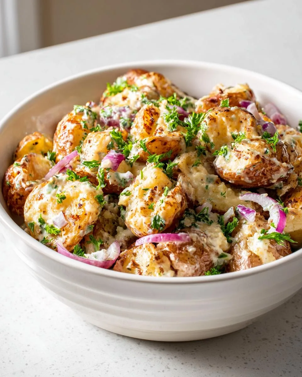 Crispy Smashed Potato Salad - detail 4