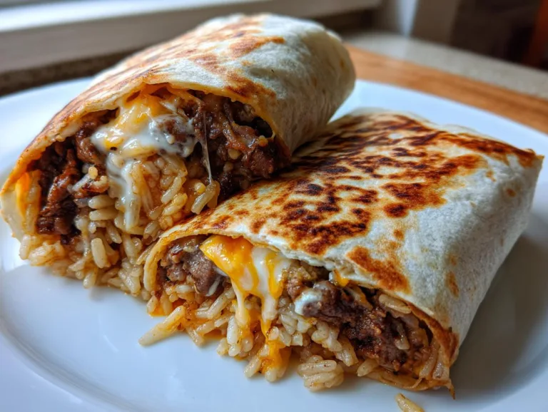 Easy Grilled Cheese Burrito