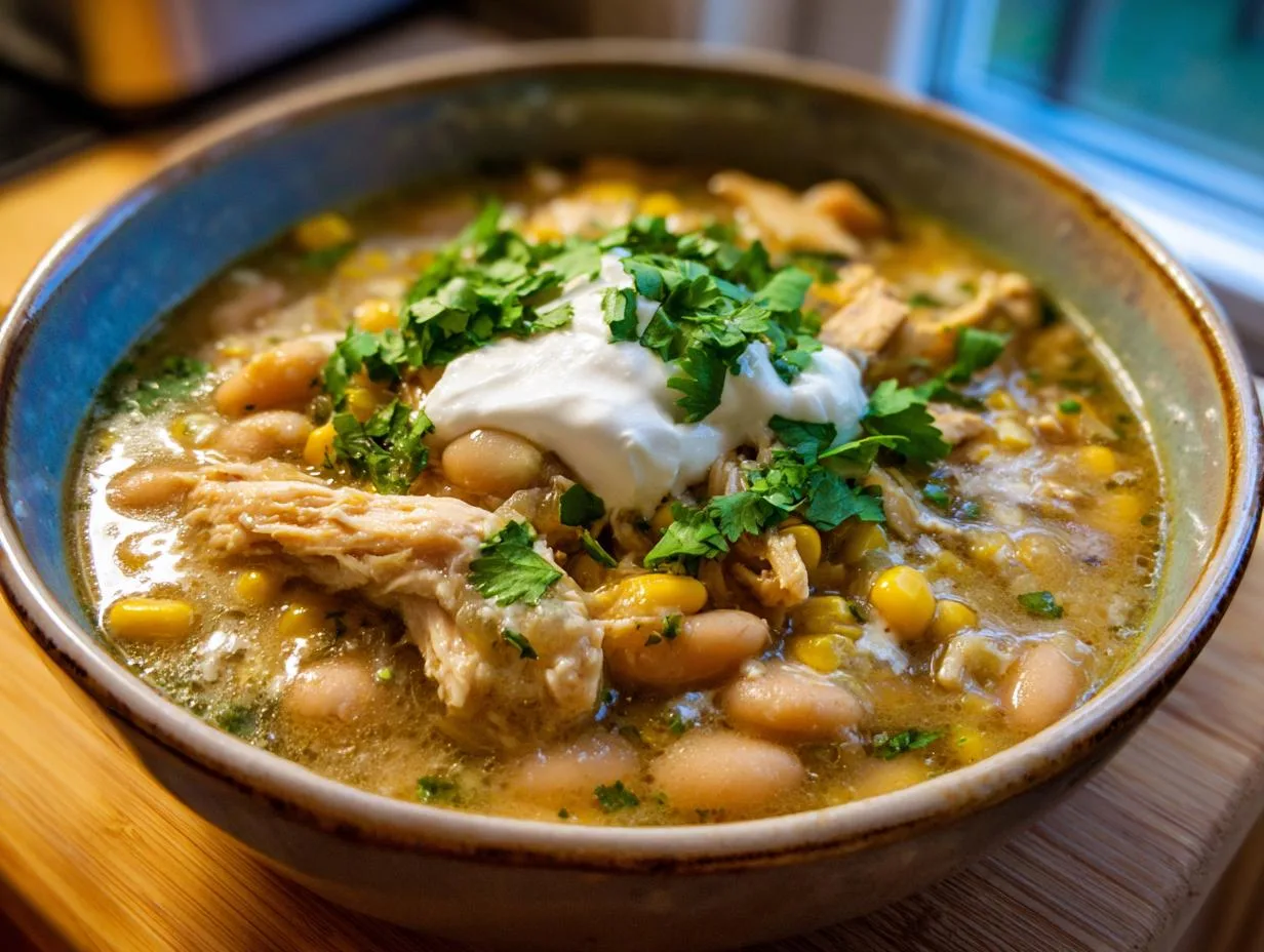 41-Minute Creamy Easy White Chicken Chili Recipe