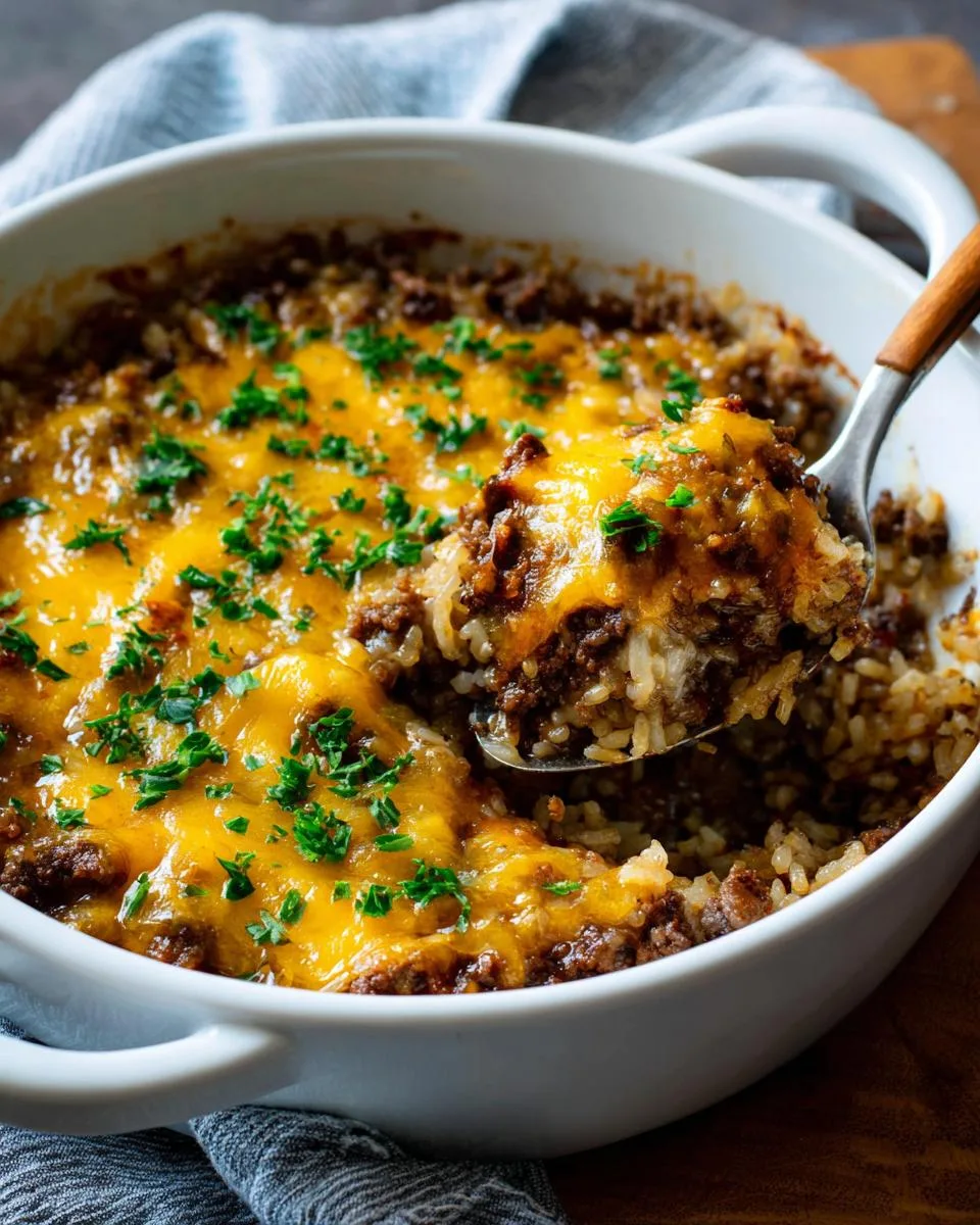 French Onion Ground Beef Rice - detail 4