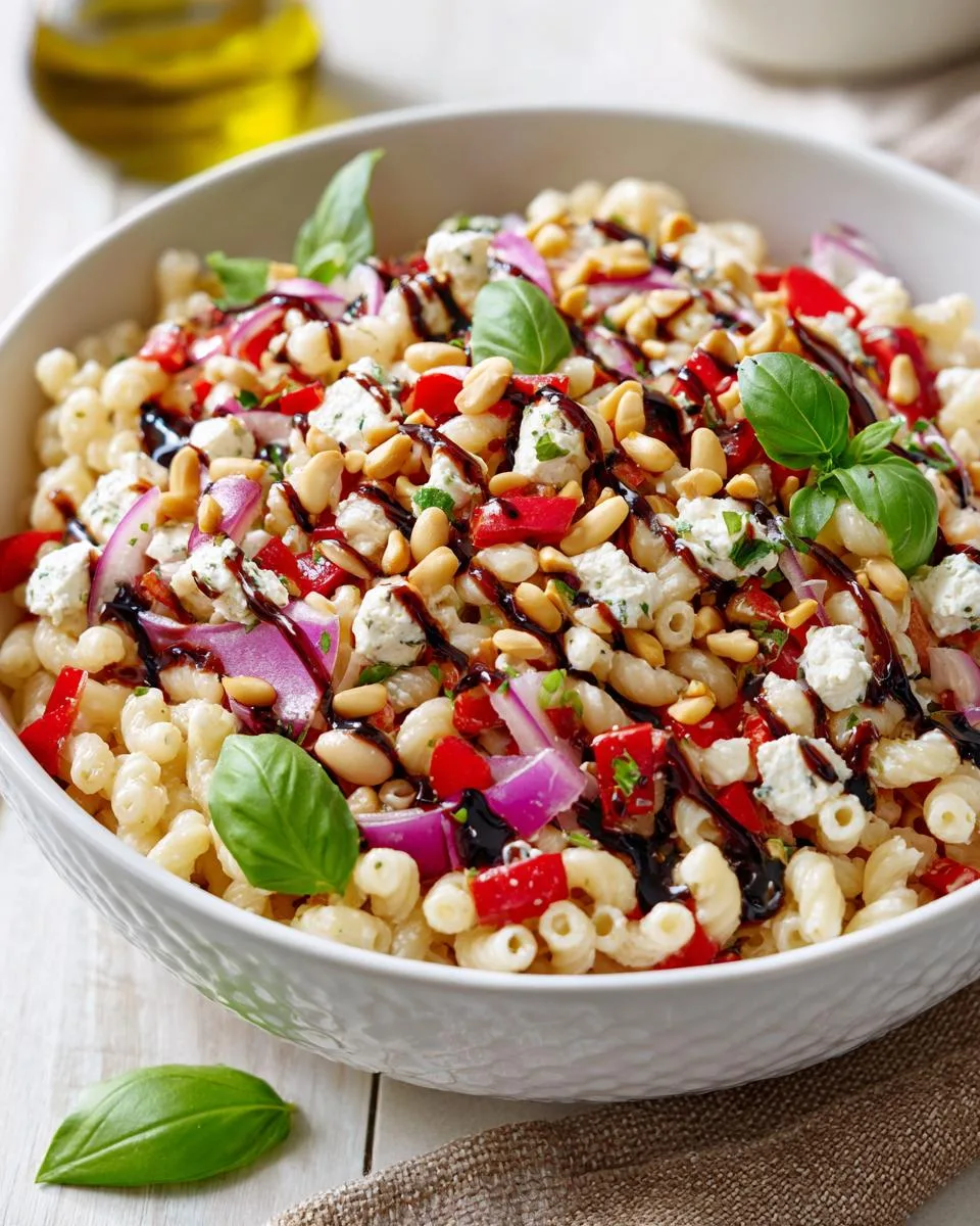 Fresh Cottage Cheese Pasta Salad - detail 3