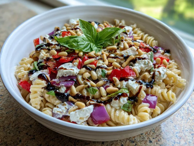 Fresh Cottage Cheese Pasta Salad