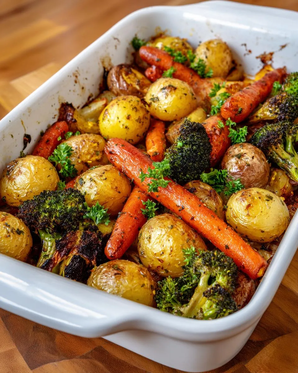 Garlic Herb Roasted Potatoes Veggies - detail 3