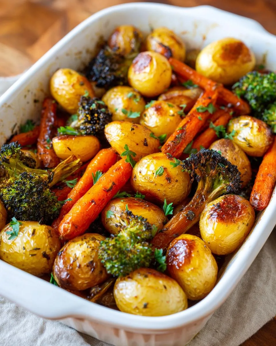 Garlic Herb Roasted Potatoes Veggies - detail 4