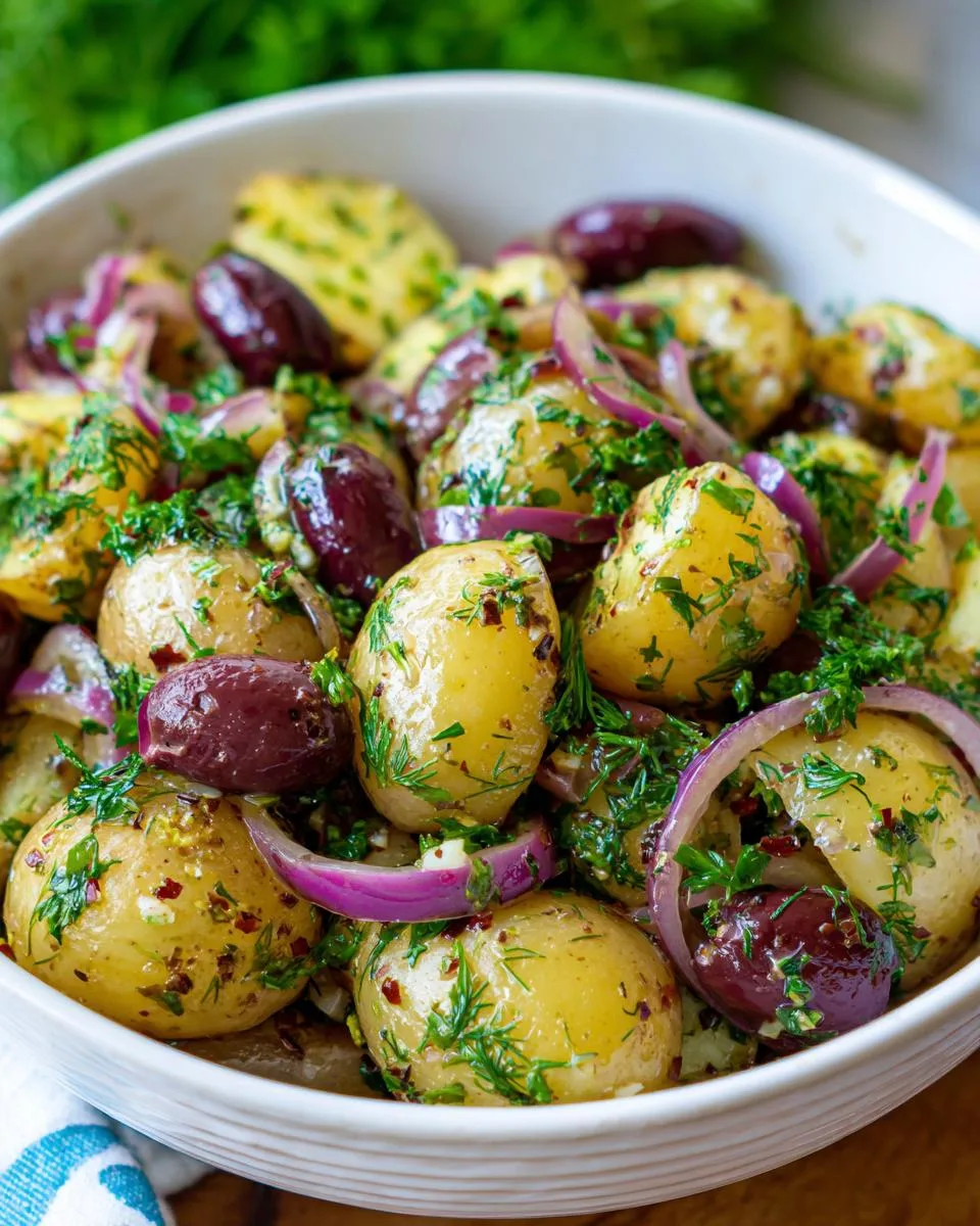 Greek Potato Salad Recipe - detail 4