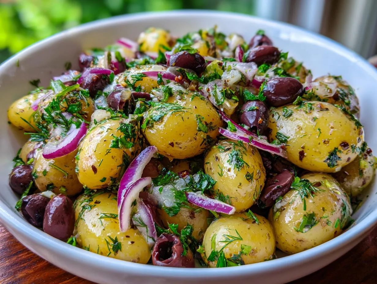Irresistible Greek Potato Salad Recipe Ready in 35 Minutes