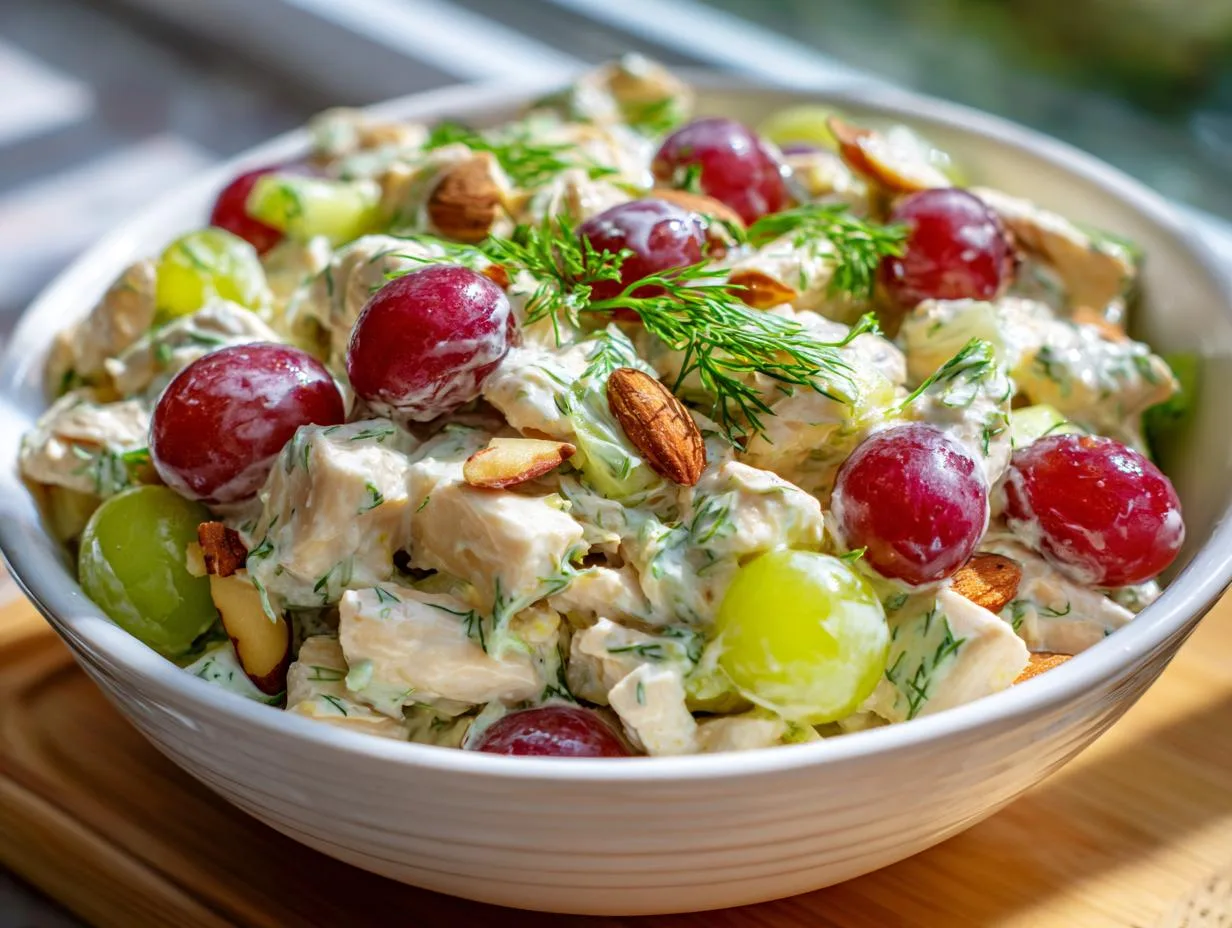 Greek Yogurt Dill Chicken Salad in Just 15 Minutes