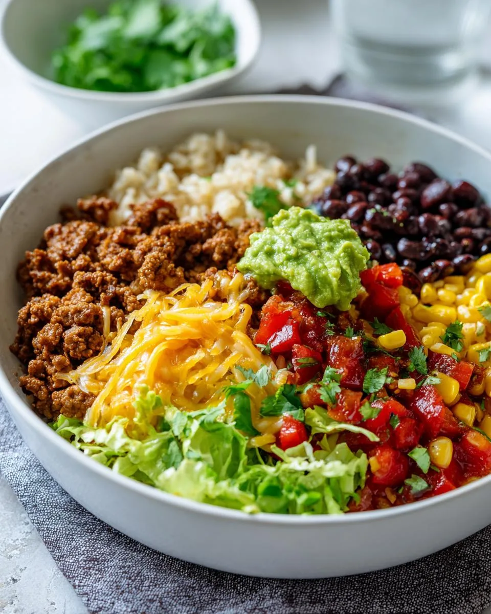 Ground Beef Burrito Bowls - detail 3