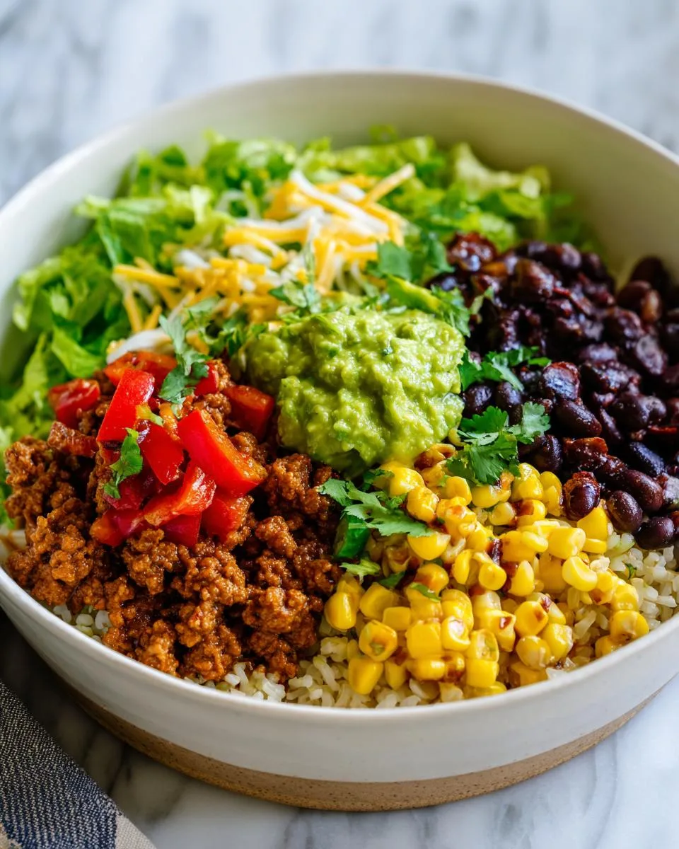 Ground Beef Burrito Bowls - detail 4
