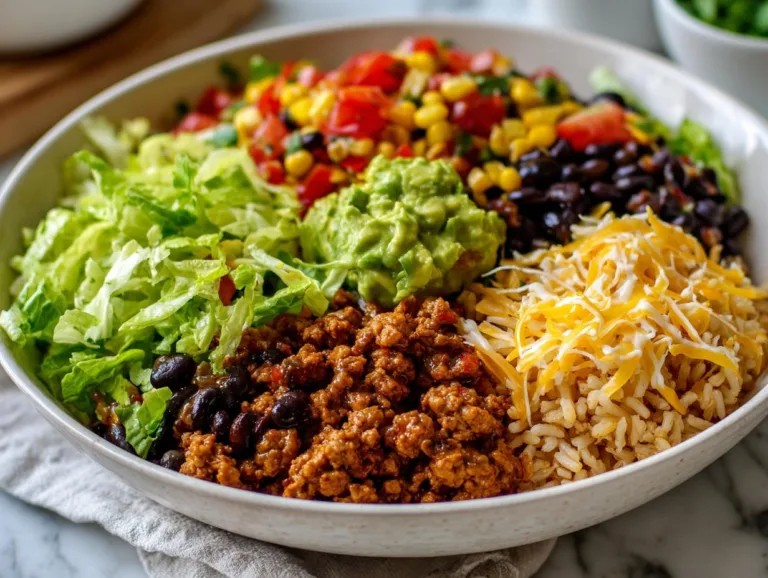 Ground Beef Burrito Bowls