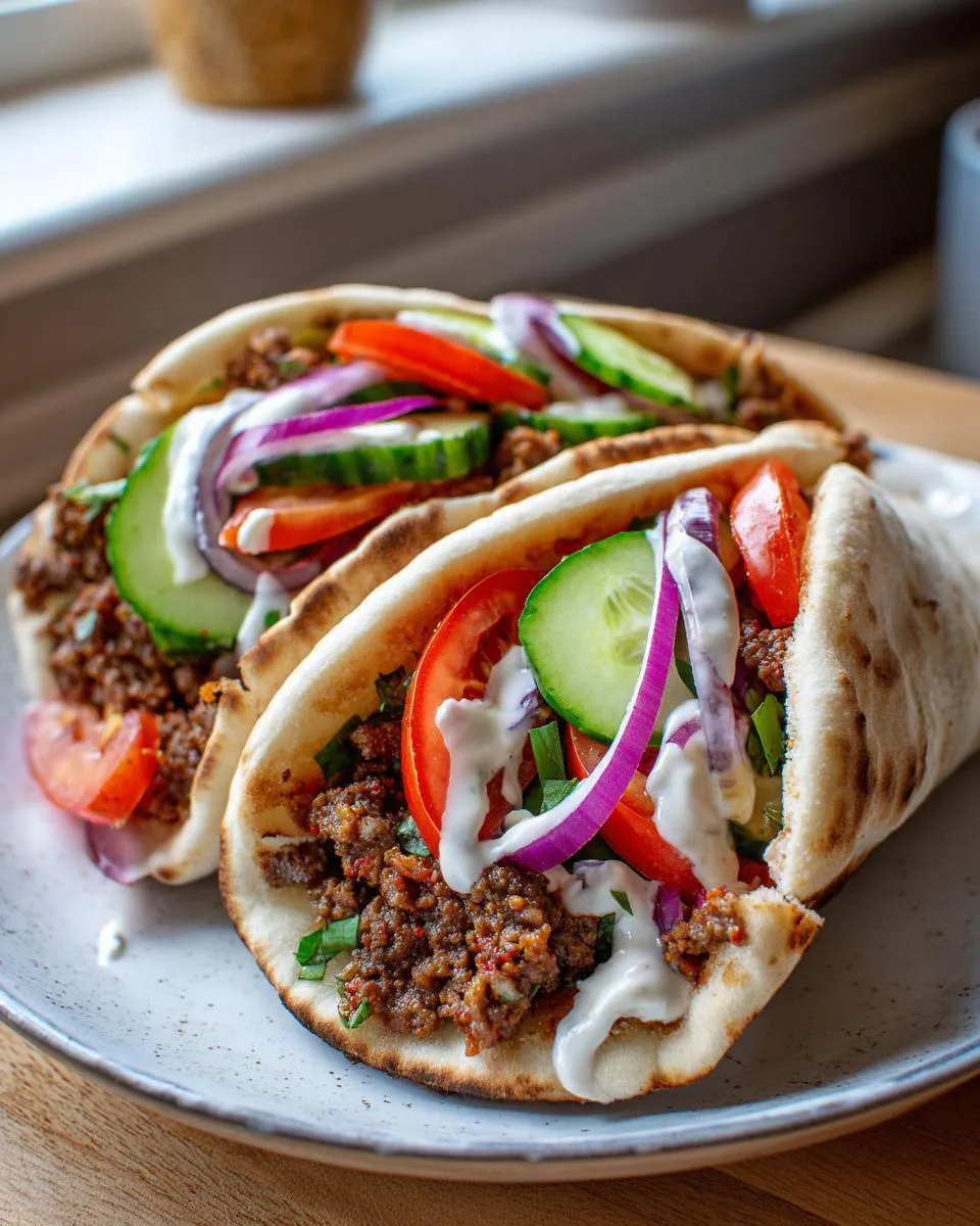 Ground Beef Pita Sandwiches - detail 4