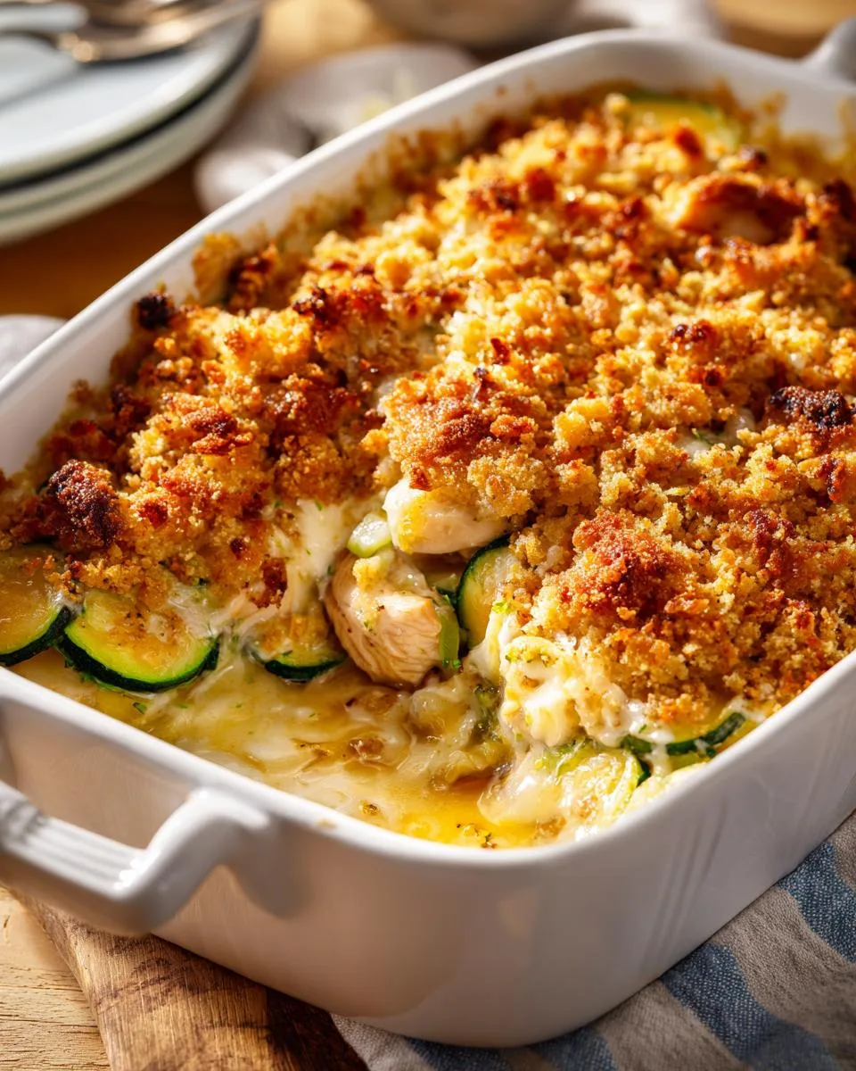 Healthy Chicken Zucchini Casserole - detail 3